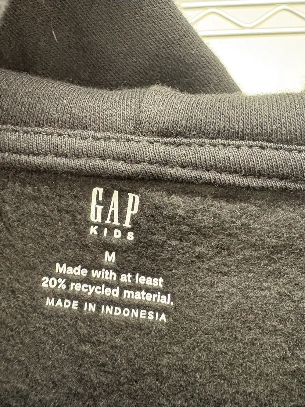 GAP Black Hoodie with Orange Dragonfly Graphic
